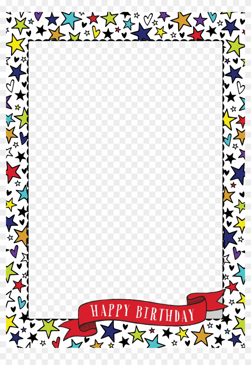 Popular And Trending Birthday Stickers On Picsart Png - Birth Day Frames Transparent Clipart