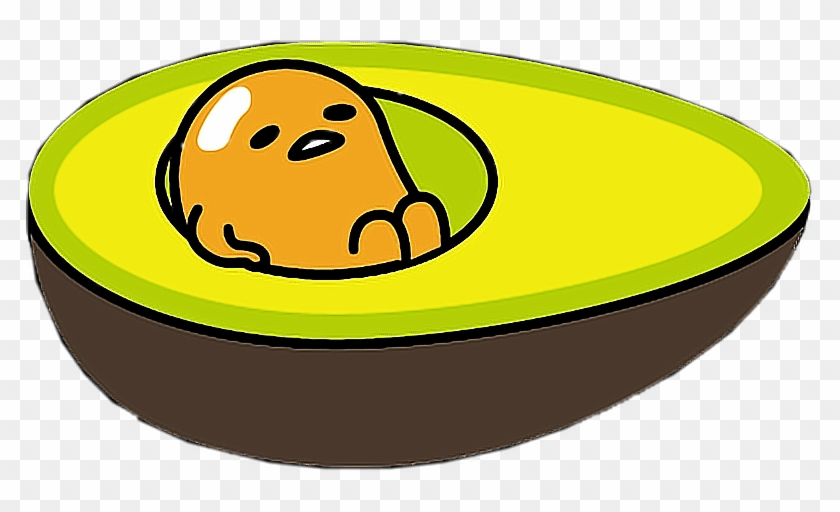 Scavocado Sticker - Transparent Background Gude Tama Clipart