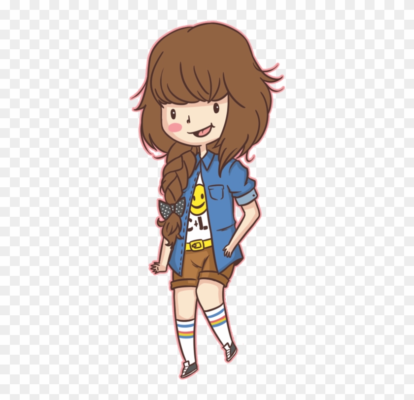 Hipster Girls Png {muñequitas Hipster Png} ♡ - Desenhos Tumblr E Fáceis De Fazer Clipart #3450620