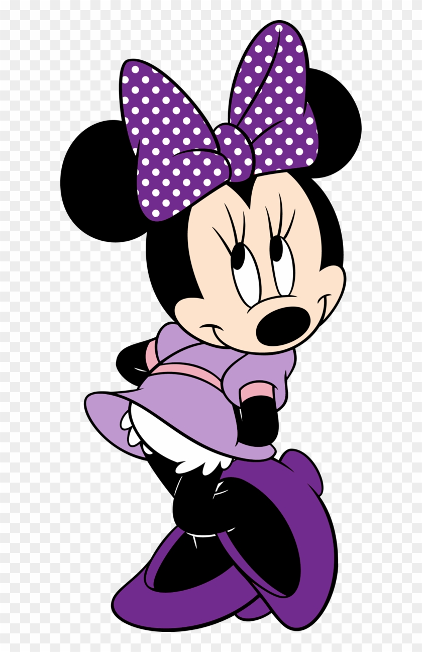 Minnie &amp - Mickey│mouse - - Purple Minnie Mouse Clipart #3450658