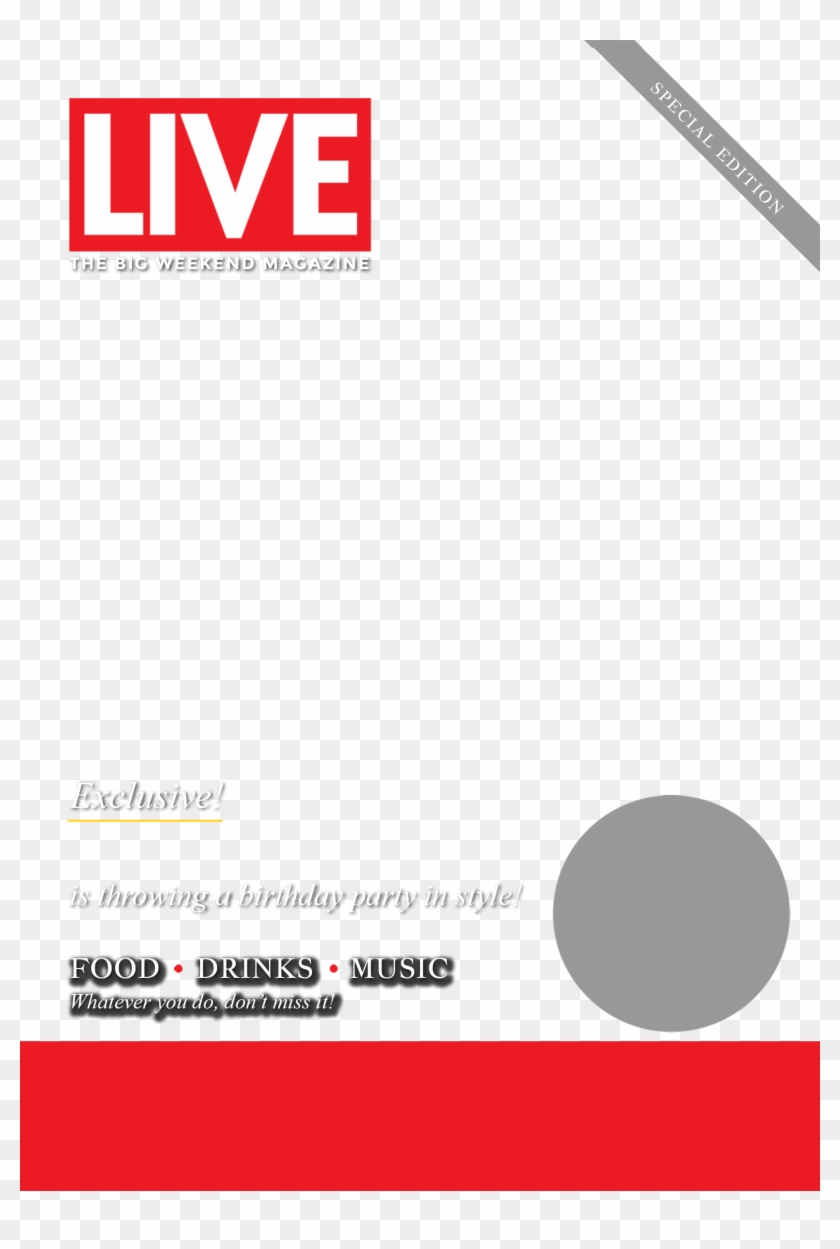 Live Magazine Cover - Graphics Clipart #3450938