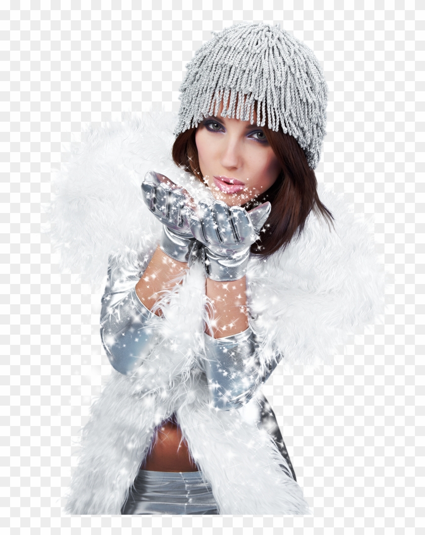 Pascale 081210 Photos Winter Woman - Tutoriel Psp Paysage Hiver Clipart #3451861