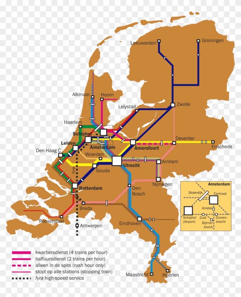 Lessons From The Netherlands On Creating A 'northern - Intercity Nederland Clipart #3452313