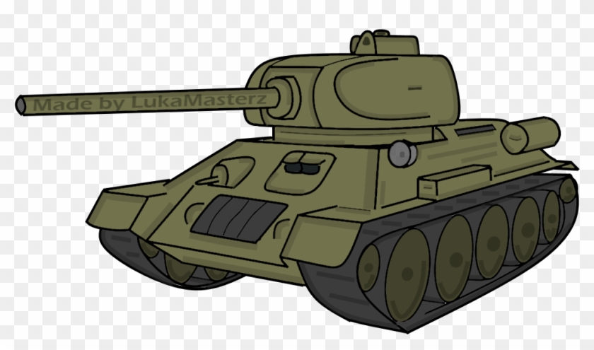 Tank Artt 34 85 Drawing - T 34 85 3d Drawing Clipart
