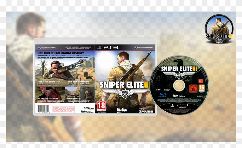 Sniper Elite Iii Limited Edition Usa/europe Ps3 Download - Capa Para Sniper Elite 3 Clipart