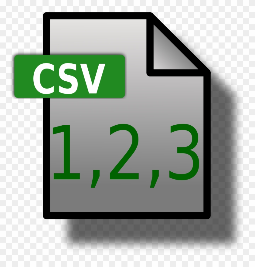 File Icon Csv - Csv File Clipart - Png Download #3453312