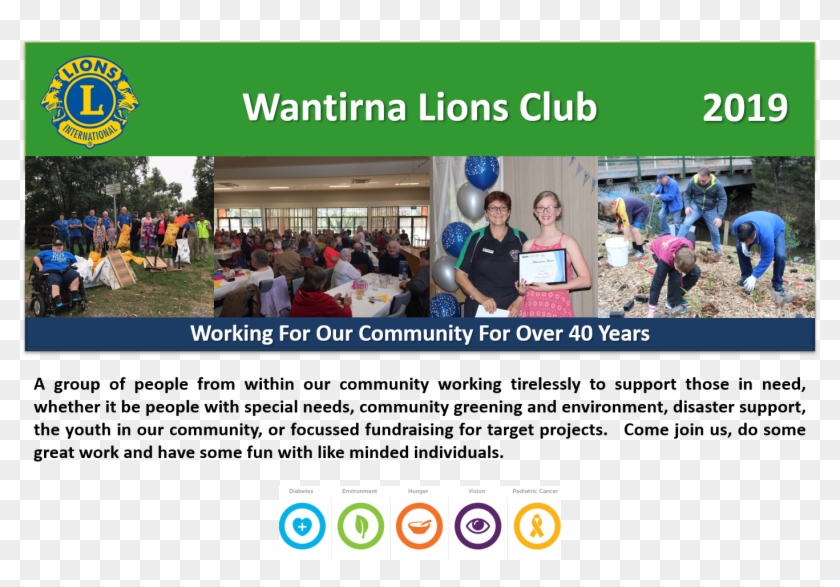Through Our Support For Programmes Such As Lions Eye - 10 Year Warranty Clipart #3453654