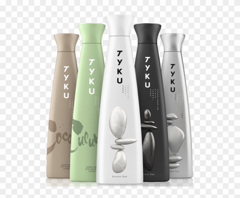 Last Spring, Ty Ku Sake Unveiled New Packaging With - Water Bottle Clipart #3453755