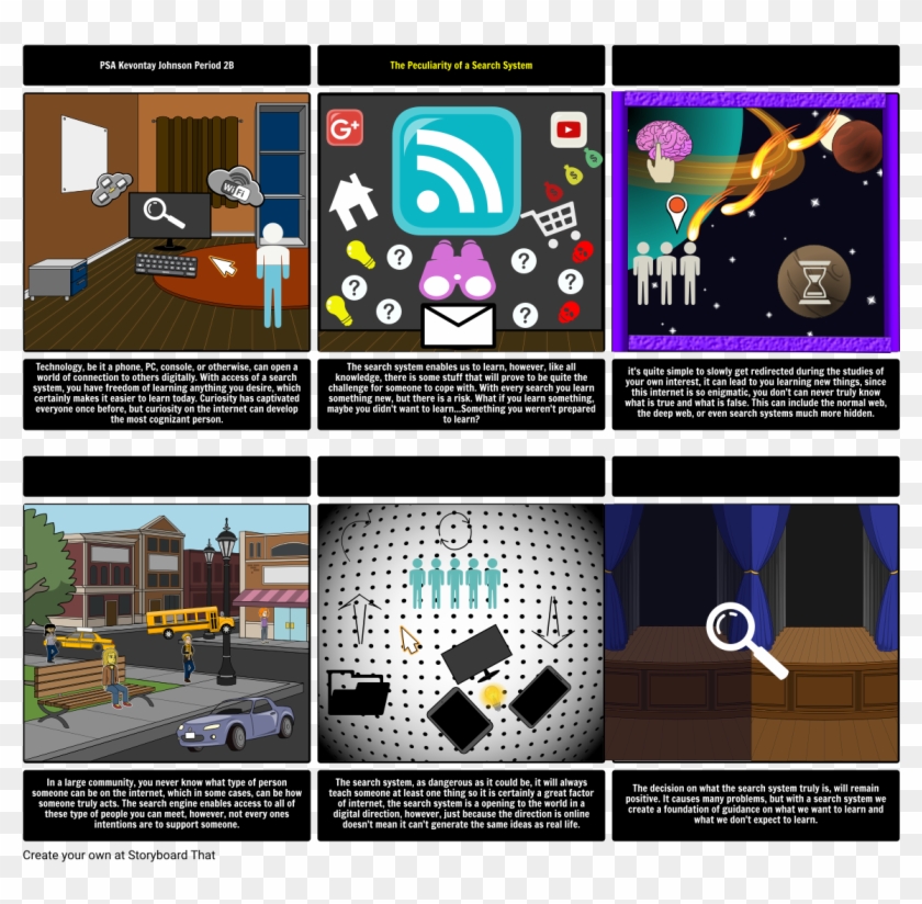 Psa - Kevontay Johnson - P2b - Storyboard Of The Landlady Clipart