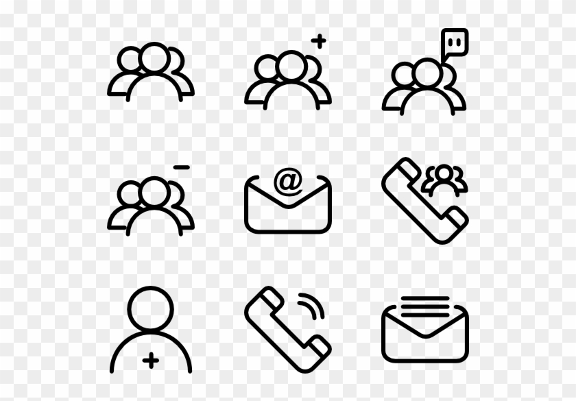 Communication Assets - Business Line Icon Png Clipart
