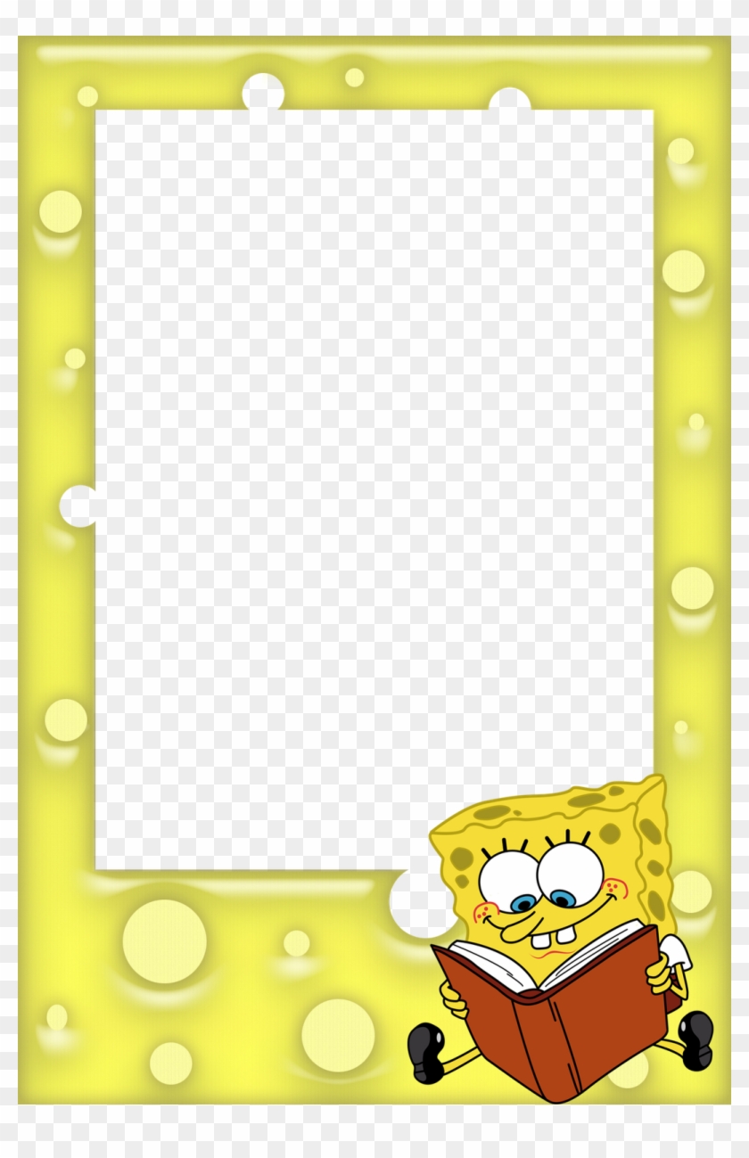 Tudo Para Photoscape Molduras Infantis - Frame Spongebob Clipart