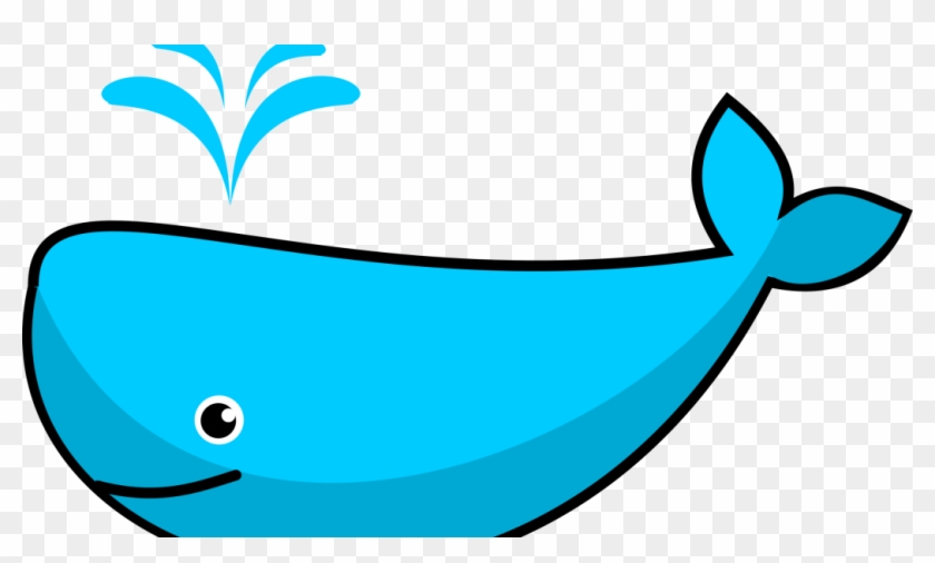 Transparent Whale Docker - Blue Whale Clip Art - Png Download