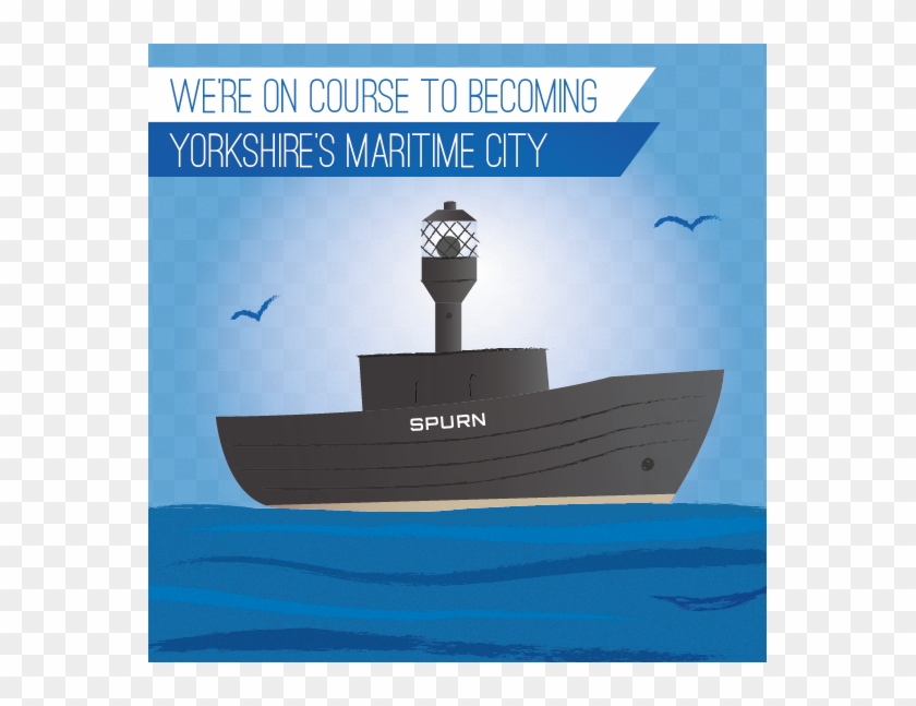 We're On Course To Becoming Yorkshire's Maritime City - Boat Clipart