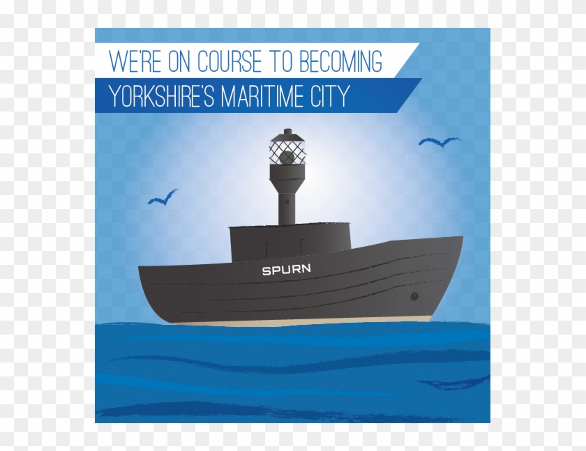 We're On Course To Becoming Yorkshire's Maritime City - Boat Clipart #3455066