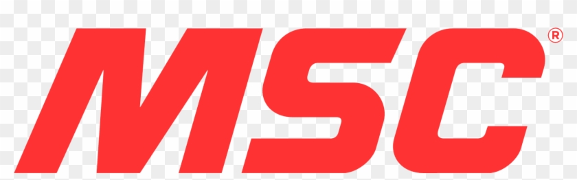 Msc Industrial Direct, Logo, Brand, Red, Text Png Image - Msc Industrial Logo Png Clipart #3455069
