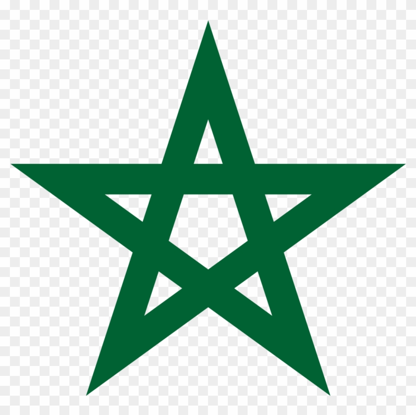 Star Of Morocco - Star Morocco Flag Clipart #3455328