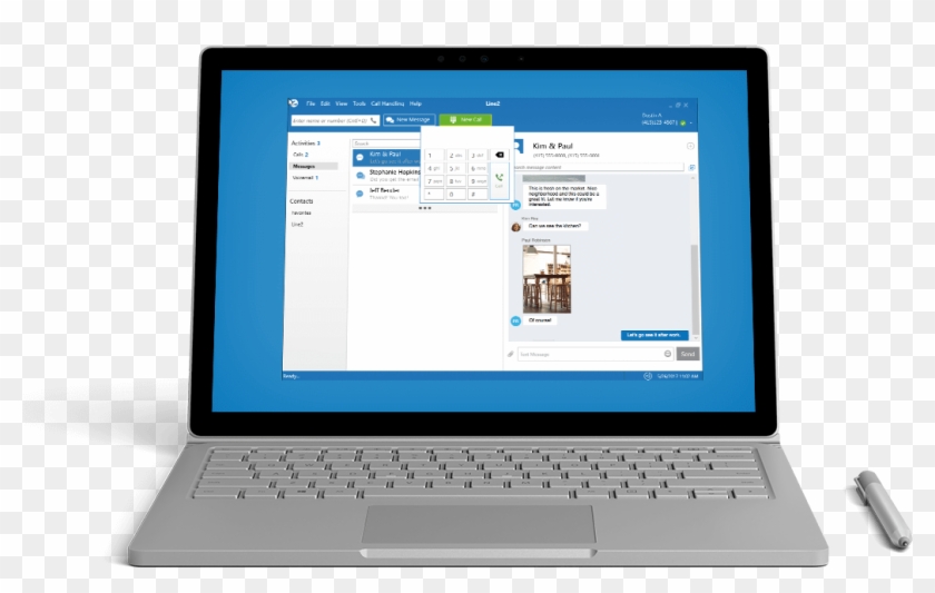 Second Number On Windows - Netbook Clipart #3455945