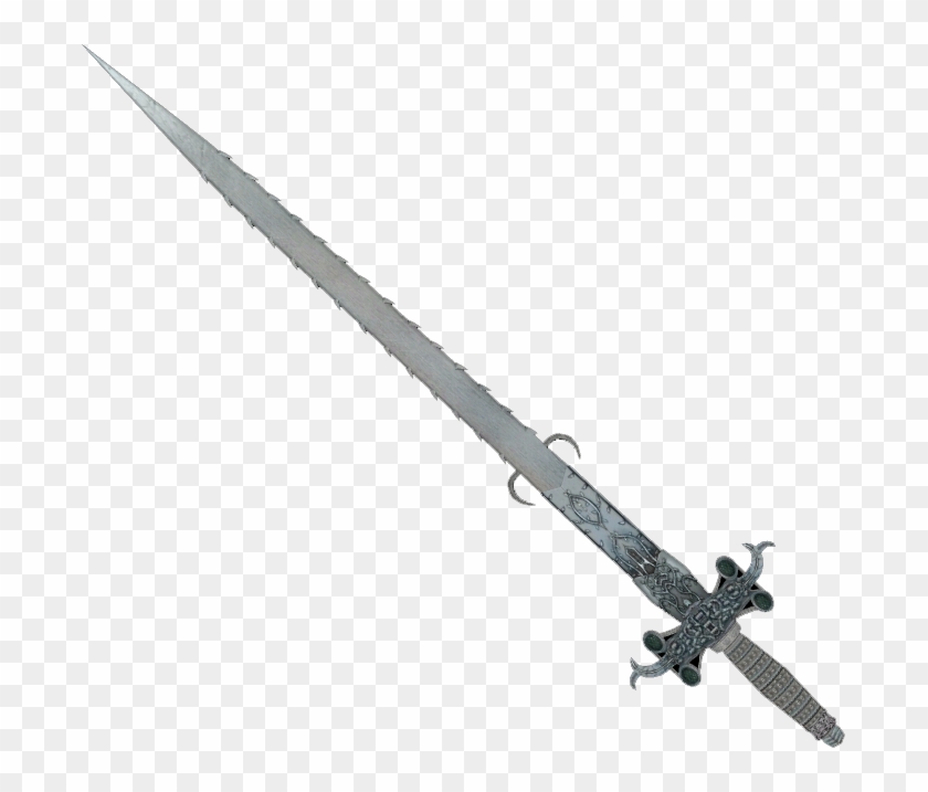 Thornblade - Oblivion Mithril Sword Clipart #3456057