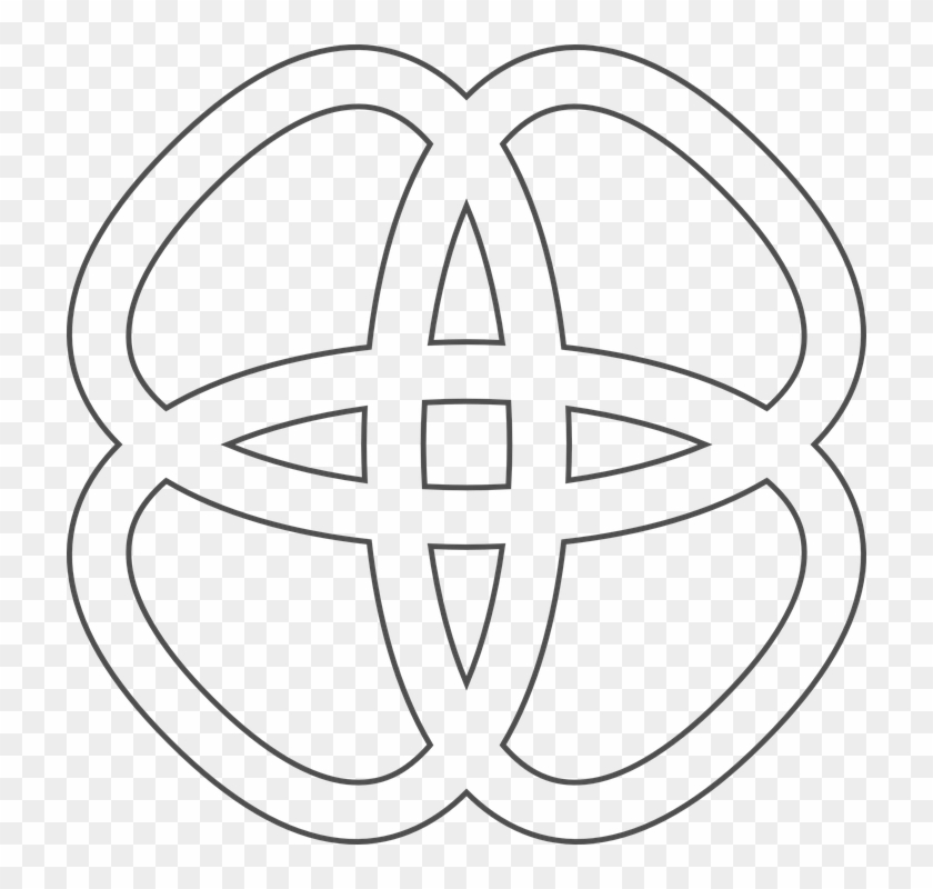 Celtic Knot Decoration Ornament Symbol Knotwork - Circle Clipart #3456176