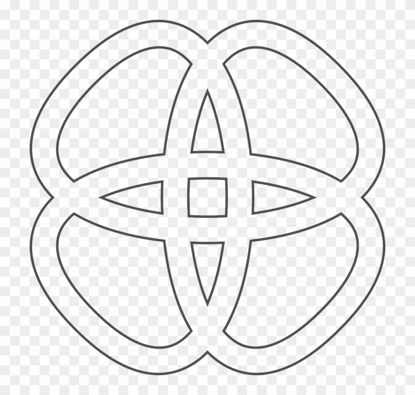 Celtic Knot Decoration Ornament Symbol Knotwork - Circle Clipart