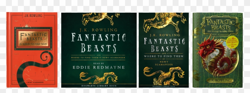 Six New Fantastic Beasts Unleashed Today - Jk Rowling Fantastic Beasts Book Series Clipart