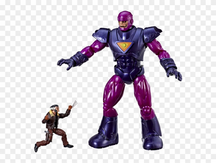 Marvel Days Of Future Past Legends Series Exclusive - Marvel Legends Wolverine And Sentinel Clipart