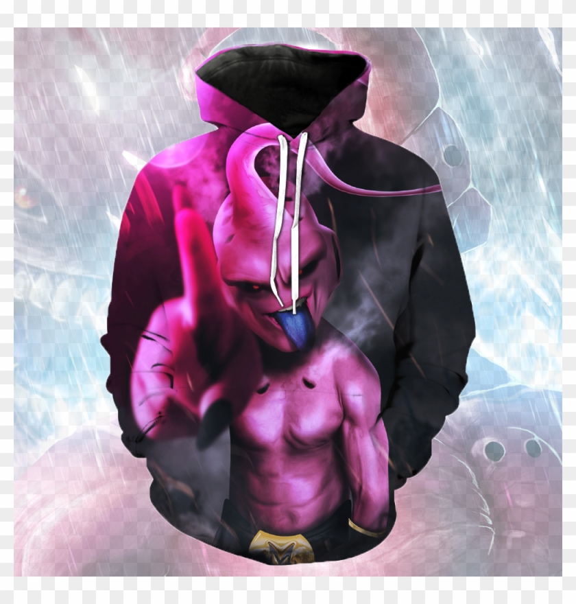 Dragon Ball Z Super Buu Hoodie Tag A Friend Who Would - Dragon Ball Z Kid Buu Hoodie Clipart #3456436