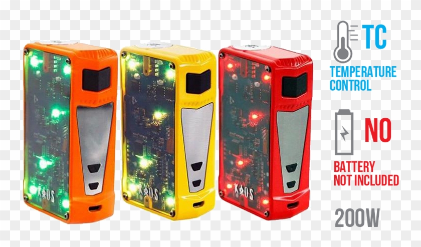 Sigelei Kaos Z Box Mod 200 Watt - Sigelei Kaos Z 200w Clipart