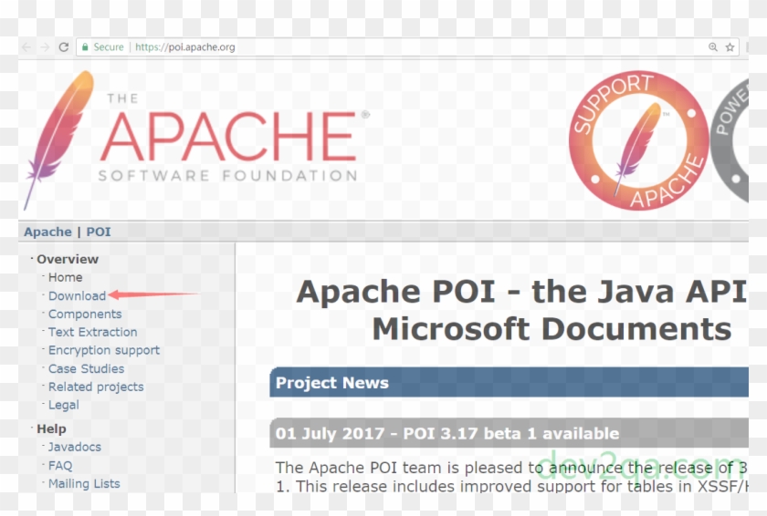 Apache Poi Home Page - Apache Clipart