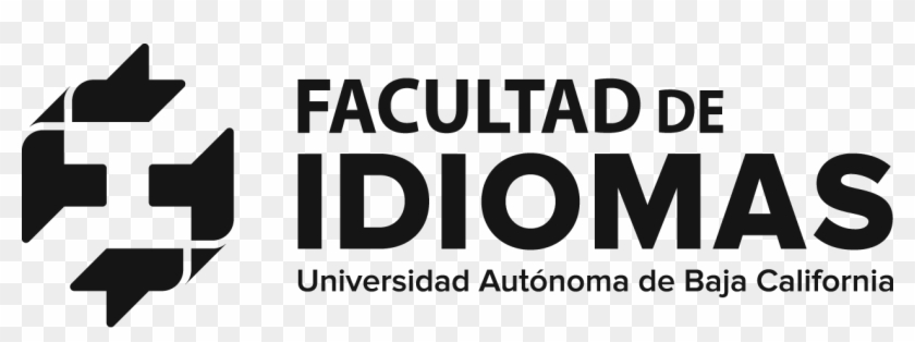 Logo Facul Idiomas Uabc Horiz Negro 300dpi Png - Human Action Clipart