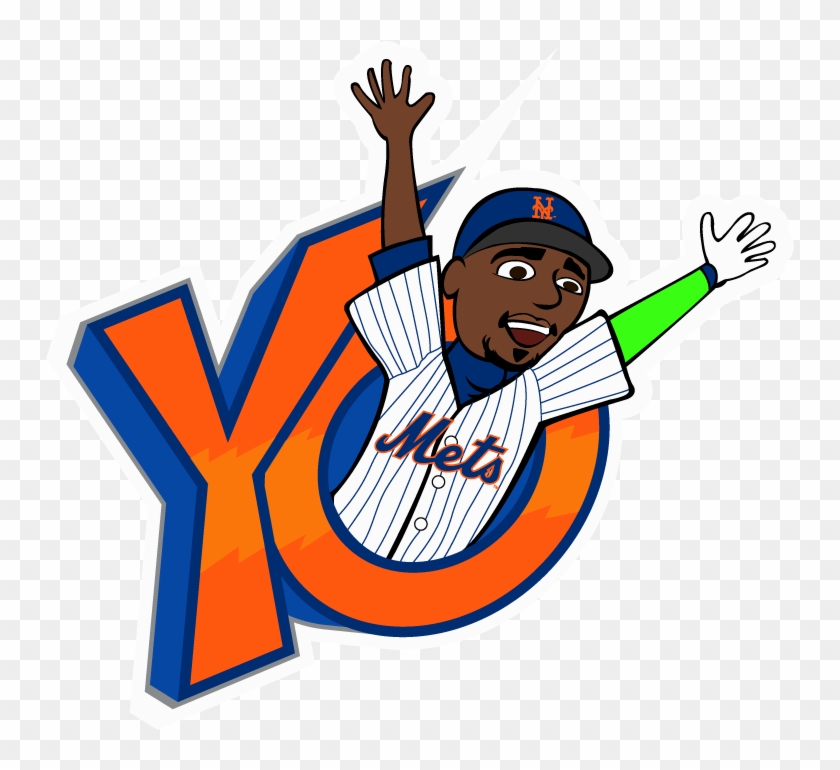 Bitmoji-style Sticker I Designed Of Yoenis Cespedes - Logos And Uniforms Of The New York Mets Clipart #3457724