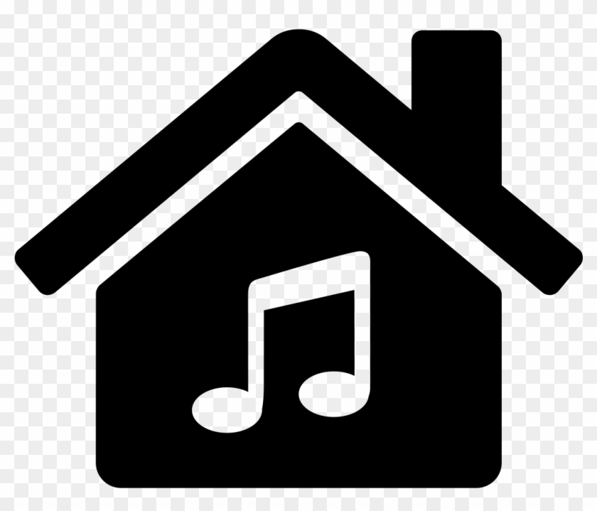 House Music Png - Font Awesome Home Clipart