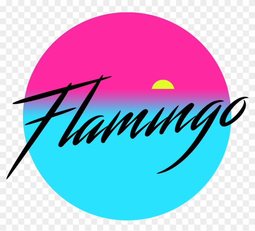 Flamingo - Circle Clipart