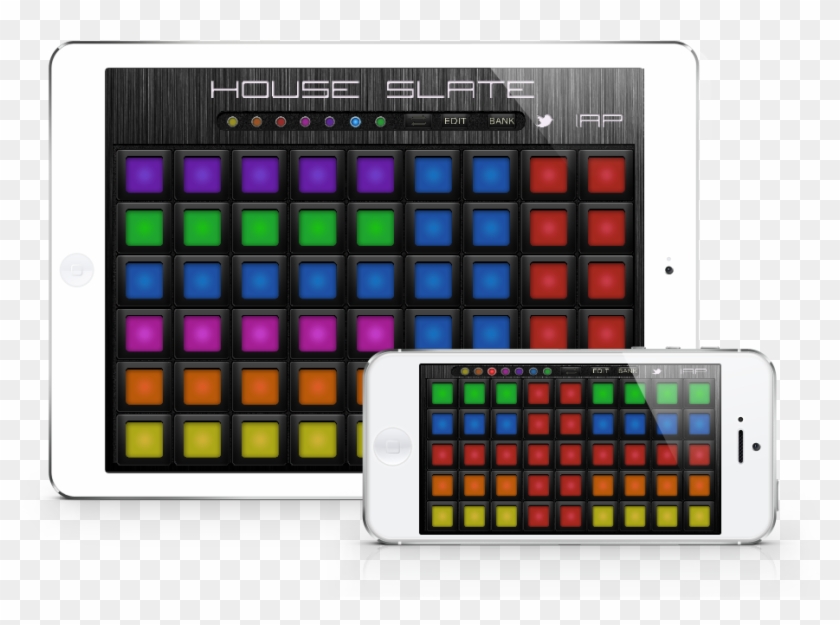 House Music Pads - Smartphone Clipart #3458787