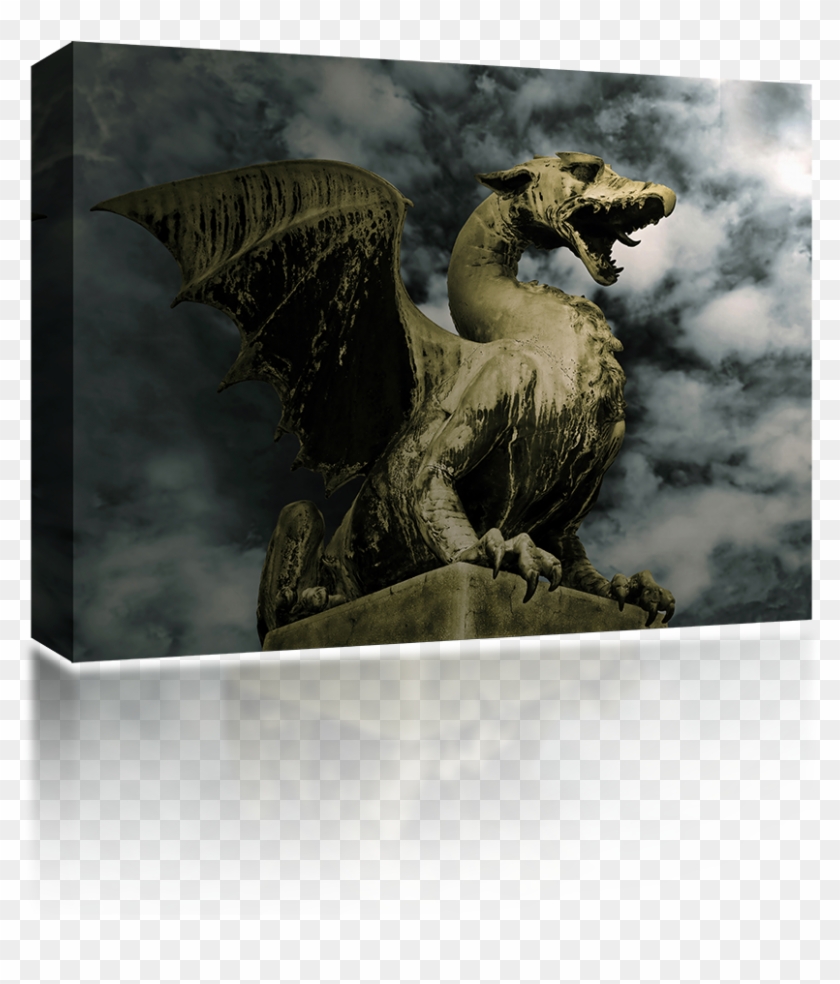Dragon In Stone - Stock Photography Clipart