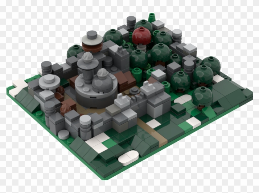 Mocafter Making Dragonstone I Tried Myself At A Micro - Lego Winterfell Moc Clipart #3459248