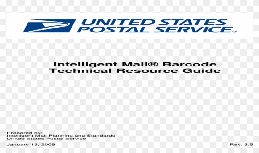 Intelligent Mail Barcode Technical Resource Guide - Ink Clipart