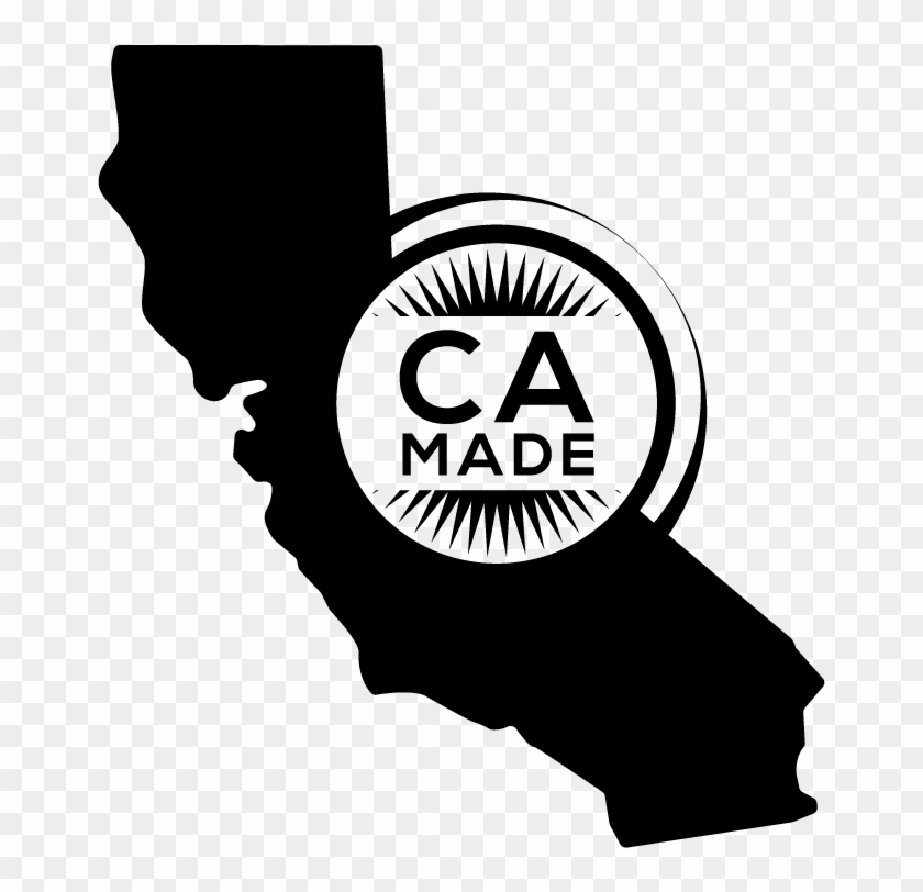Ca Made Label Options - Made In California Logo Clipart #3459768