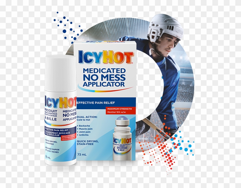 Icy Hot® Medicated No Mess Applicator - Blue-collar Worker Clipart #3460153