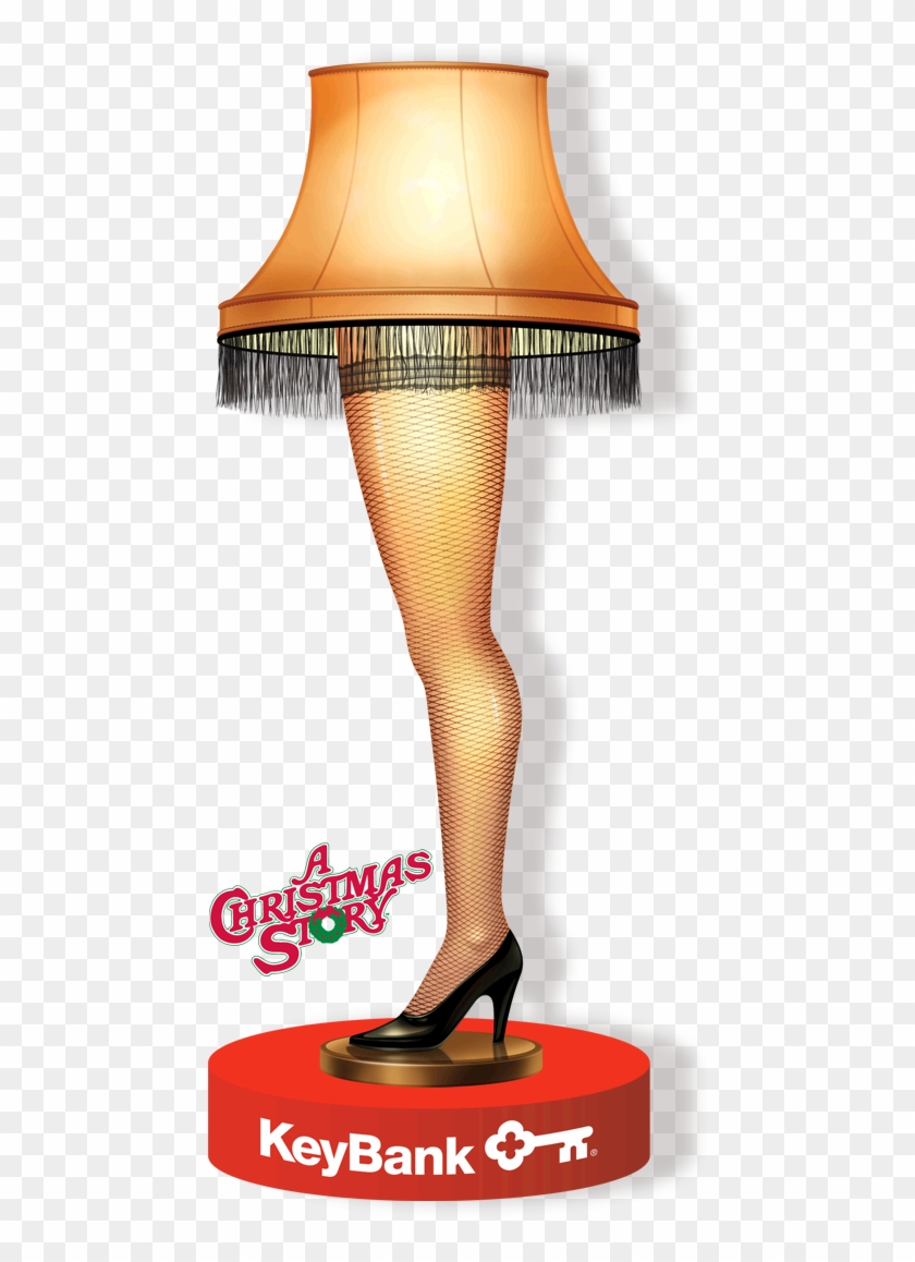 A Christmas Story Leg Lamp Night At The Cavs - Leg Lamp Christmas Story Costume Clipart