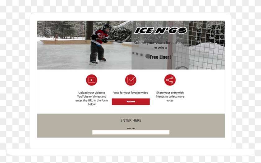 Ice Go Video Upload Template - Goalkeeper Clipart