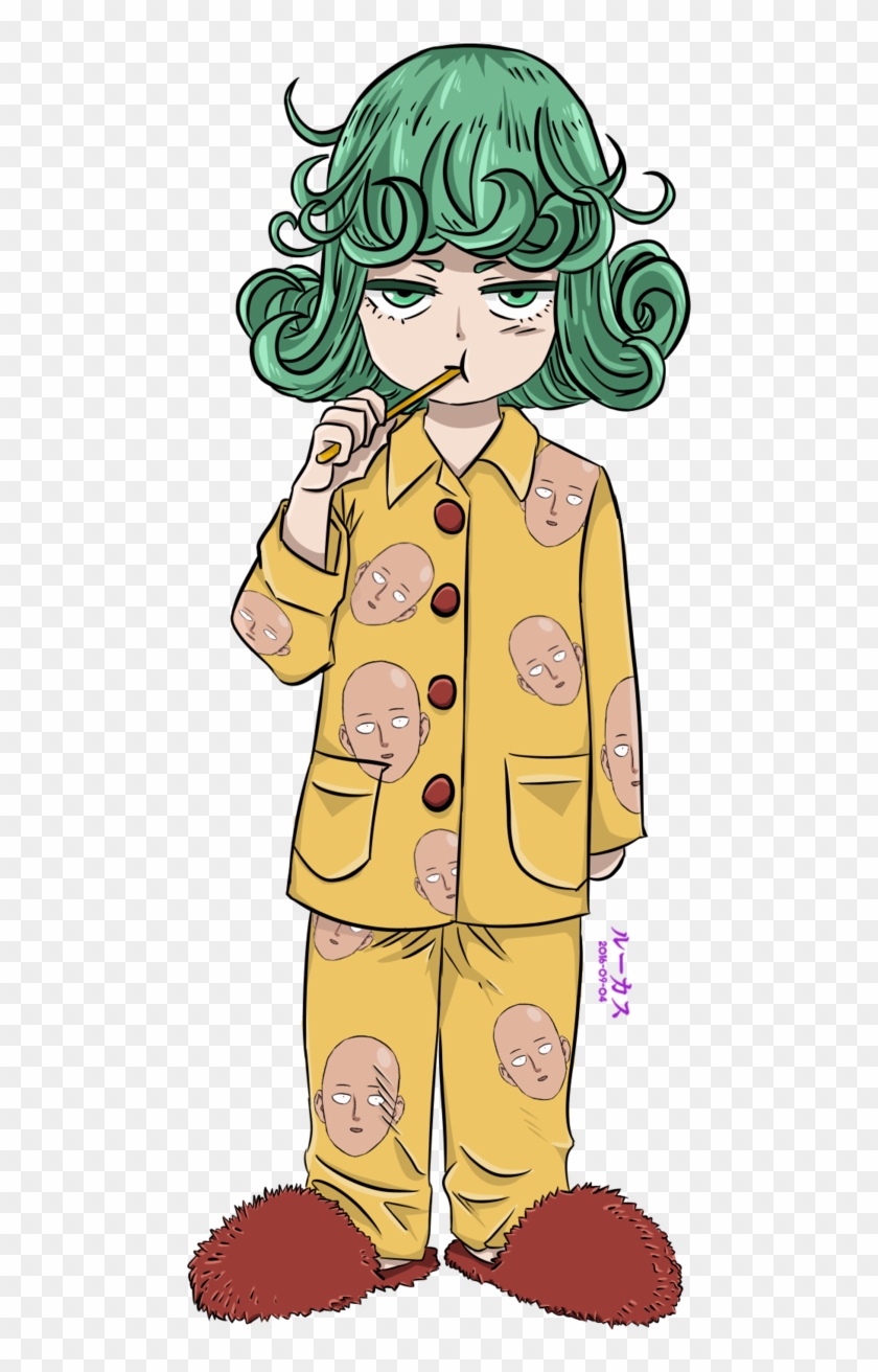 Tatsumaki In Pajamas - Cartoon Clipart #3462082
