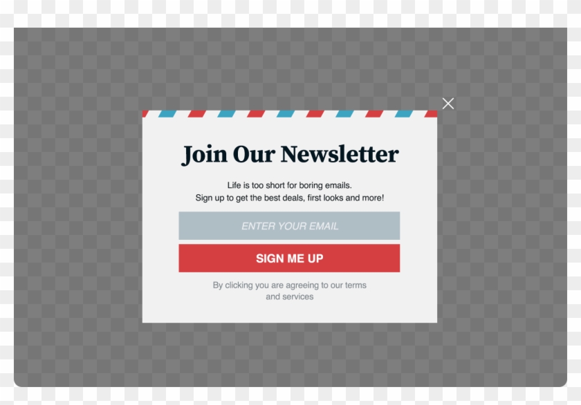 Subscribe To Our Newsletter Design Clipart