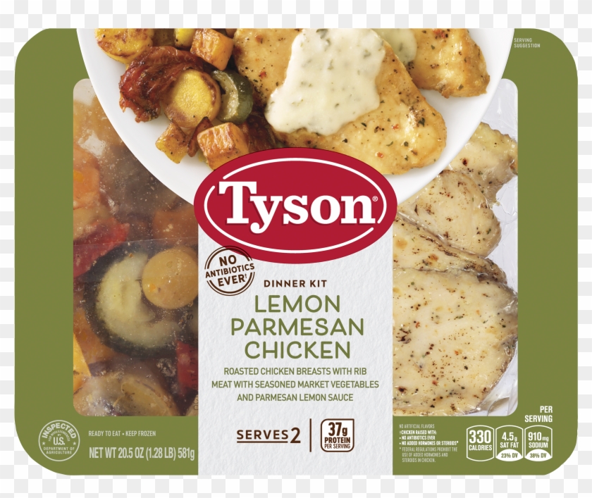 Tyson® Fully Cooked Lemon Parmesan Chicken Dinner Kit, - Tyson Lemon Parmesan Chicken Clipart #3462298