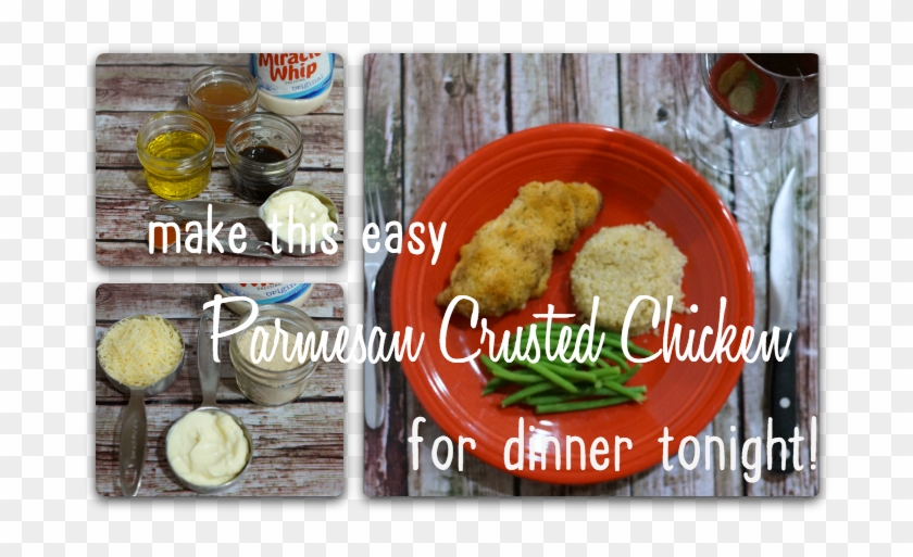 Easy Parmesan Crusted Chicken Recipe - Steamed Rice Clipart #3462765