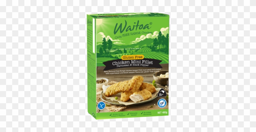 Parmesan & Black Pepper Mini Fillets - Free Range Chicken Tenders Clipart #3462830