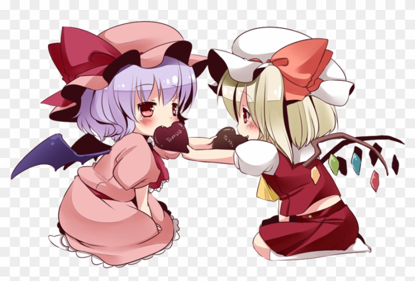 View Samegoogleiqdbsaucenao Scarlet Chocolate , - Flandre And Remilia Scarlet Cute Clipart