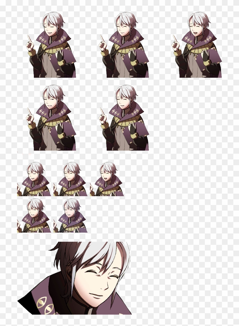 Henry, Inigo Portrait - Fire Emblem Awakening Henry Portraits Clipart