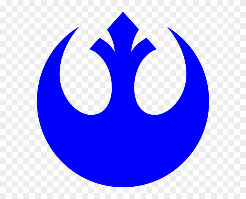 Rebel Alliance Logo Png - Rebel Alliance Logo Blue Clipart #3463630