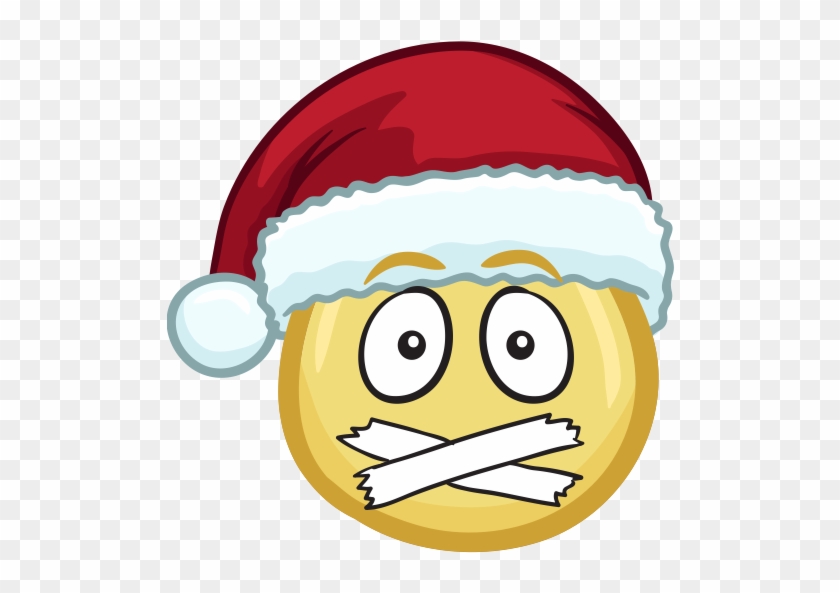 Merry Christmas Emojis - Nerdy Santa Clipart #3463793